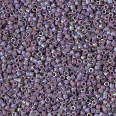 Miyuki Delica 11/0 DB-2322 Opaque glazed frosted rainbow grape - 4 gram