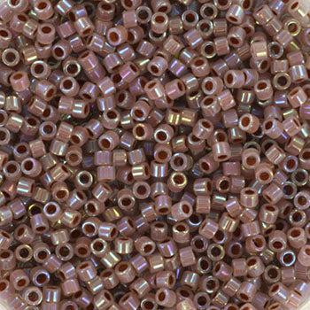 Miyuki Delica DB-1749 cocoa lined ab opal 11/0 - 4 gram
