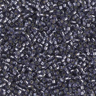 Miyuki Delica DB-2167 duracoat silverlined dyed prussian blue 11/0 - 4 gram