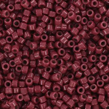 Miyuki Delica DB-2355 Duracoat opaque dyed rosewood purple 11/0 - 4 gram