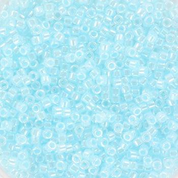 Miyuki Delica DB-239 Ceylon light aqua 11/0 - 4 gram - Image 2