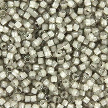 Miyuki Delica DB-2391 fancy lined moonstone 11/0 - 4 gram