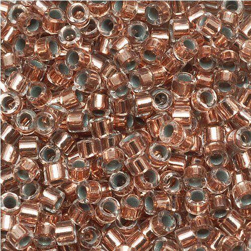 Miyuki Delica DB-37 Copper Lined Crystal 11/0 - 4 gram