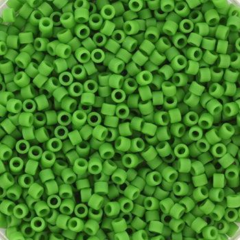 Miyuki Delica DB-754 opaque matte green 11/0 - 4 gram