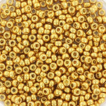 Miyuki rocailles 11-4202 Duracoat galvanized gold 11/0 (2mm) - 5 gram
