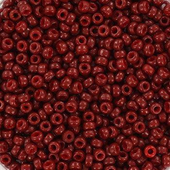 Miyuki rocailles 11-4470 Duracoat opaque dyed maroon 11/0 (2mm) - 5 gram