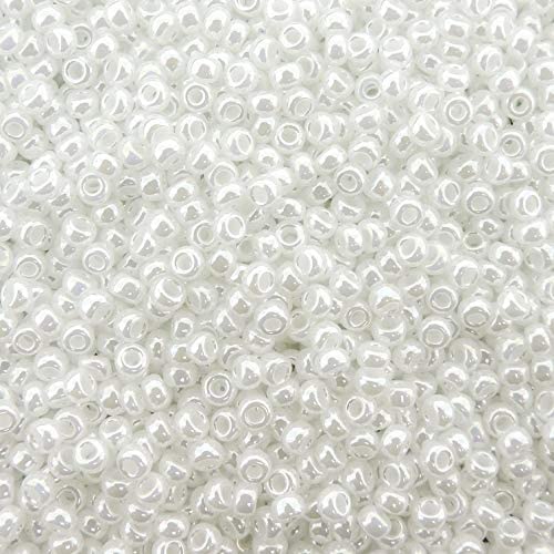 Miyuki rocailles 11-420 White pearl ceylon 11/0 (2mm) - 5 gram