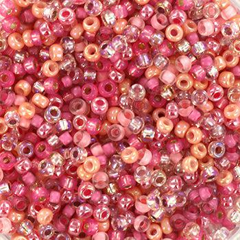 Miyuki rocailles 11-Mix100 Mix together pink 11/0 (2mm) - 5 gram
