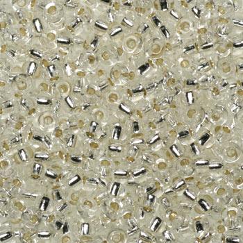 Miyuki rocailles 11-1 Silverlined crystal 11/0 (2mm) - 5 gram