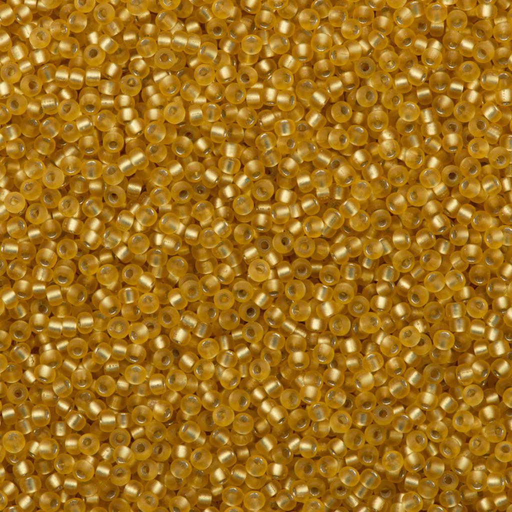 Miyuki rocailles 11-1902 Semi-matte silverlined gold 11/0 (2mm) - 5 gram