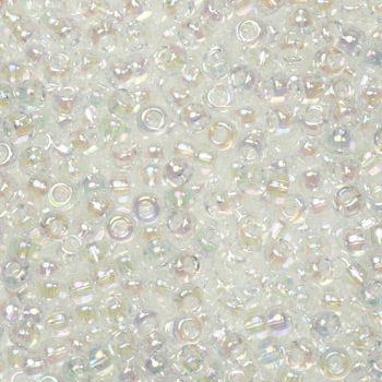 Miyuki rocailles 11-250 Transparant AB crystal 11/0 (2mm) - 5 gram