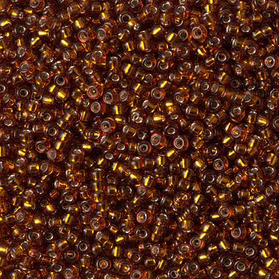 Miyuki rocailles 11-5 Silver lined Topaas 11/0 (2mm) - 5 gram