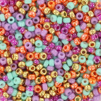 Miyuki rocailles 11-mix140 Mix crazy flower 11/0 (2mm) - 5 gram
