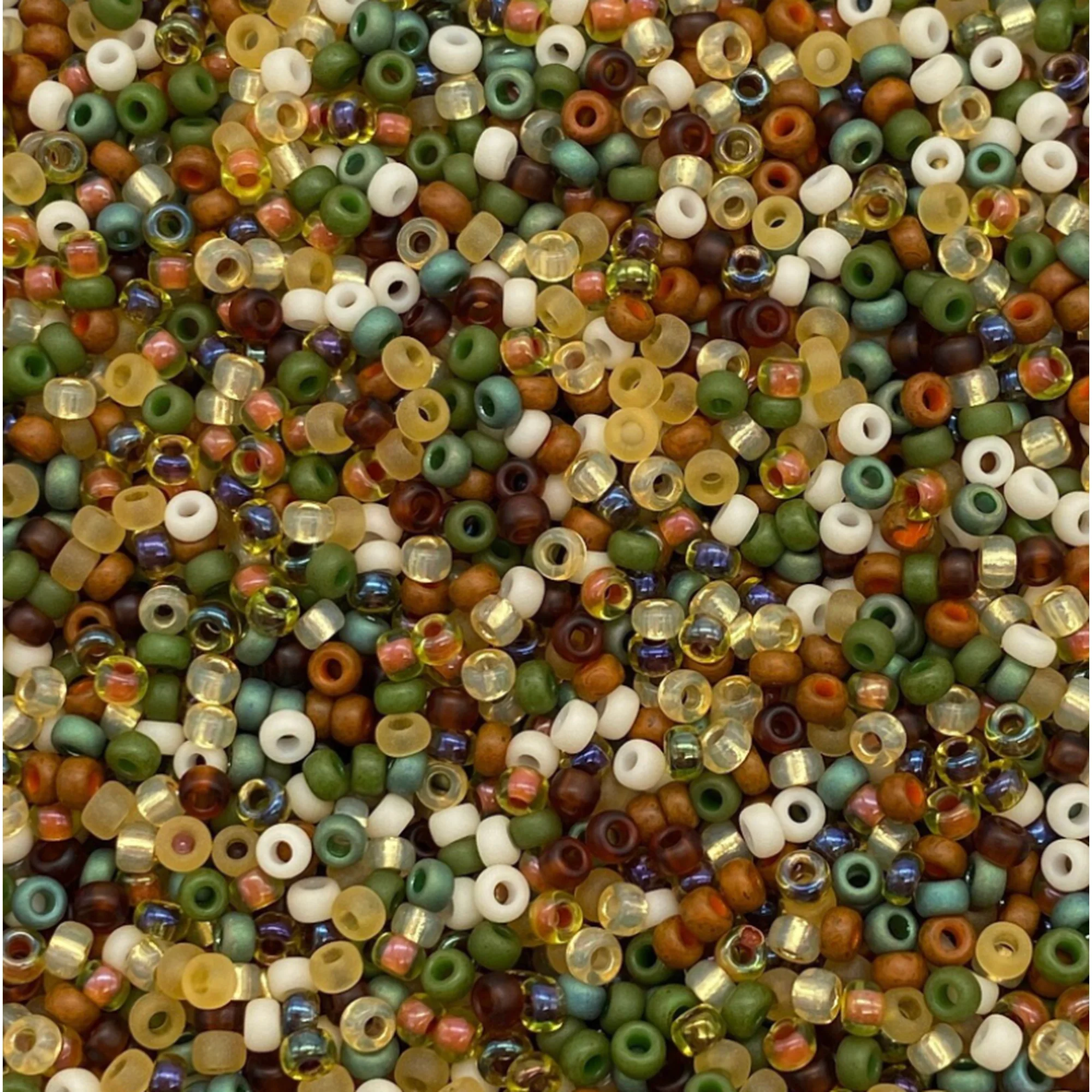 Miyuki rocailles 11-Mix3 Earthtones 11/0 (2mm) - 5 gram