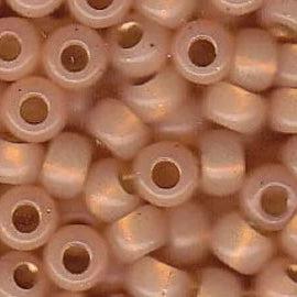 Miyuki rocailles 6-580 Alabaster dyed pale peach 6/0 (4mm) - 5 gram