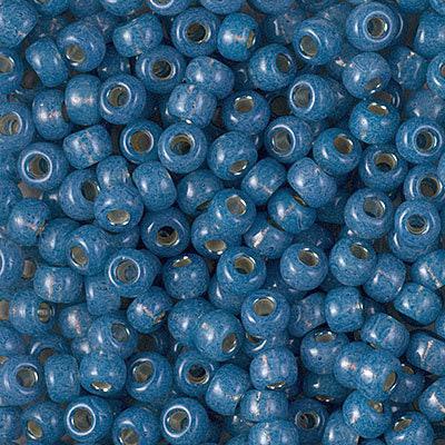 Miyuki rocailles 6-648 Alabaster dyed sky blue 6/0 (4mm) - 5 gram