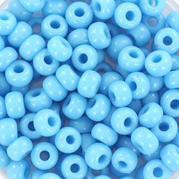 Miyuki rocailles 6-413 Opaque turquoise blue 6/0 (4mm) - 5 gram