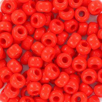Miyuki rocailles 6-407 Opaque vermilion red 6/0 (4mm) - 5 gram
