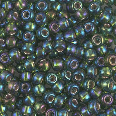 Miyuki rocailles 6-1026 Silverlined AB olive 6/0 (4mm) - 5 gram