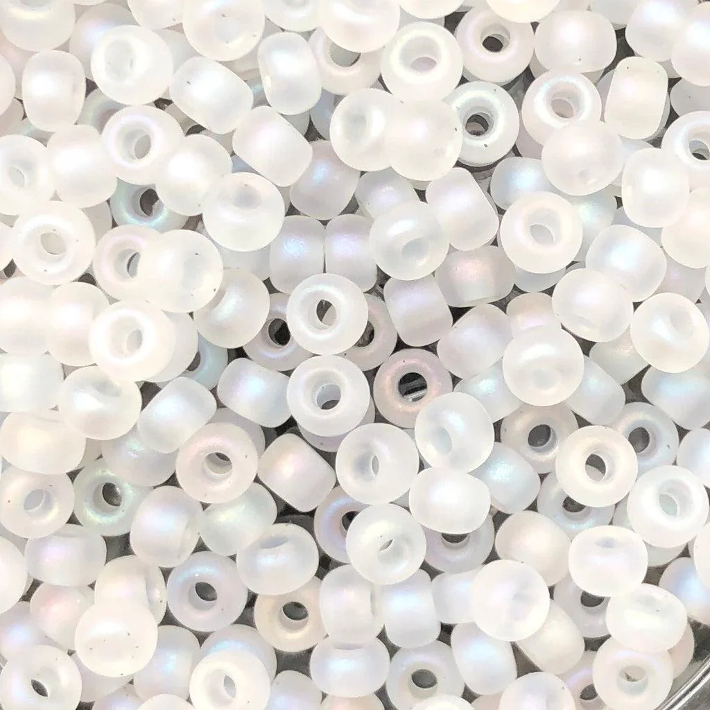 Miyuki rocailles 6-131F Transparant matte ab crystal 6/0 (4mm) - 5 gram