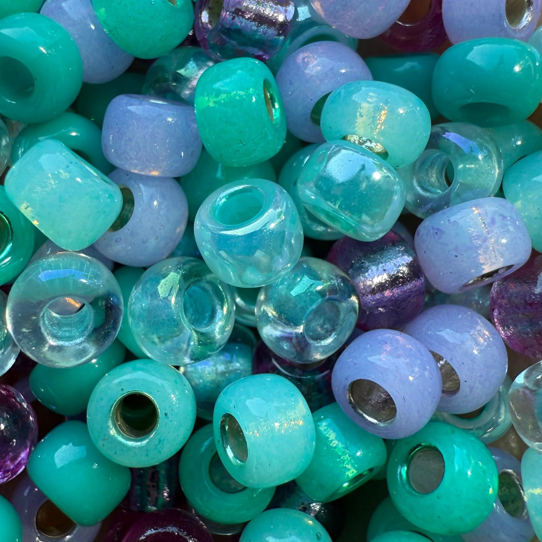 Miyuki rocailles 6/0 Mix turquoise party - 5 gram