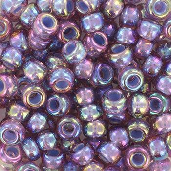 Miyuki rocailles 6-360 light amethyst lined ab 6/0 (4mm) - 5 gram