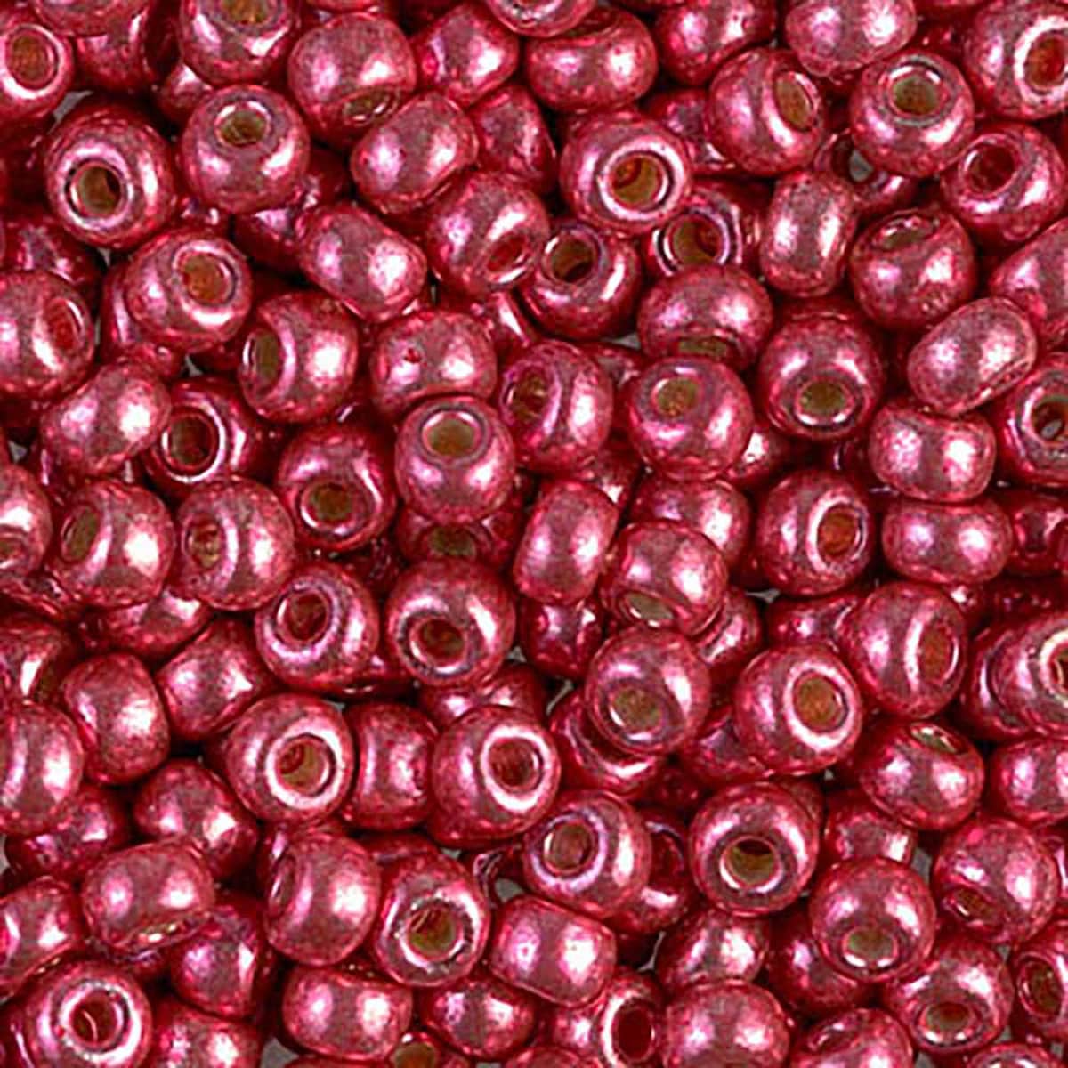 Miyuki rocailles 6-4211 duracoat galvanized cranberry 6/0 (4mm) - 5 gram