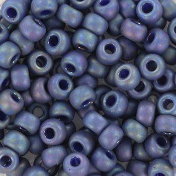 Miyuki rocailles 6-4703 Opaque glazed frosted rainbow bayberry 6/0 (4mm) - 5 gram