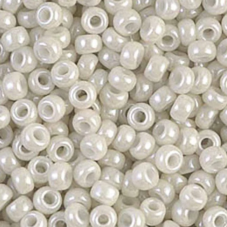 Miyuki rocailles 6-600 limestone luster 6/0 (4mm) - 5 gram