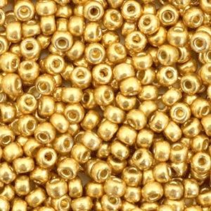 Miyuki rocailles 8-4202 Duracoat galvanized gold 8/0 (3mm) - 5 gram
