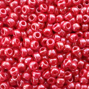 Miyuki rocailles 8-426 Opaque luster red 8/0 (3mm) - 5 gram