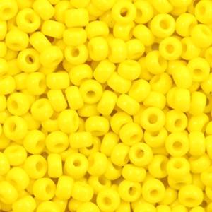 Miyuki rocailles 8-404 Opaque yellow 8/0 (3mm) - 5 gram