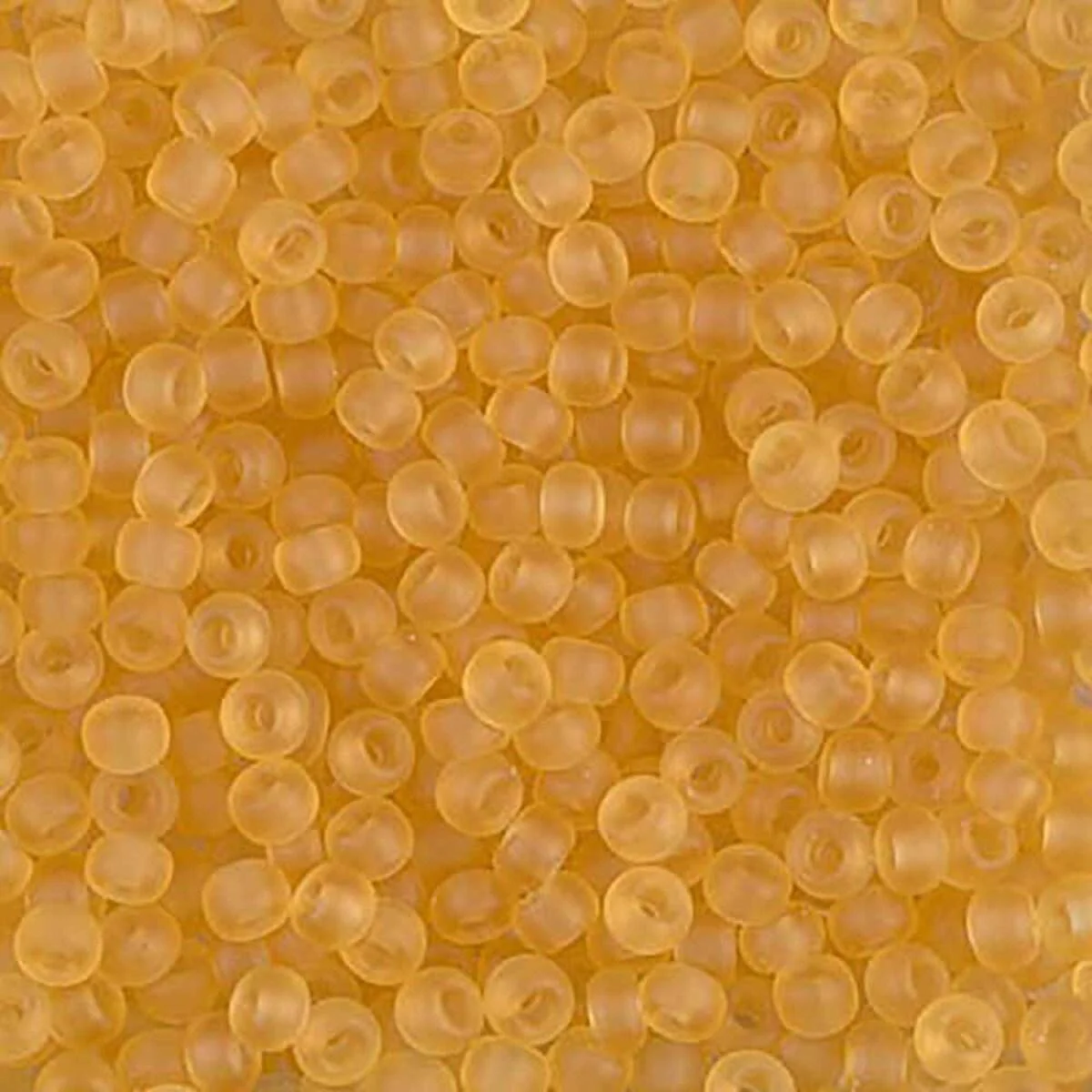 Miyuki rocailles 8-132F matte transparant LT topaz 8/0 (3mm) - 5 gram