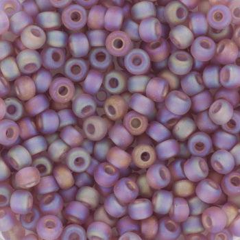 Miyuki rocailles 8-142FR transparant matte smoky amethyst 8/0 (3mm) - 5 gram