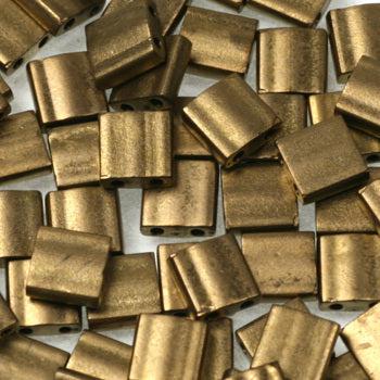 Miyuki Tila TL5-2006 Metallic matte dark bronze 5x5mm - 3 gram