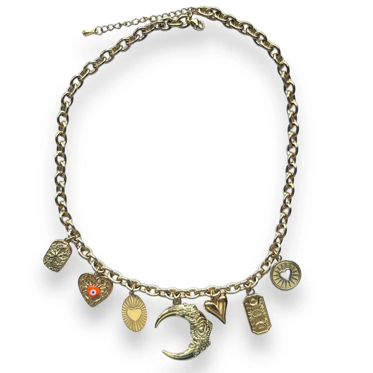 Moon love ketting Stainless steel - Image 3
