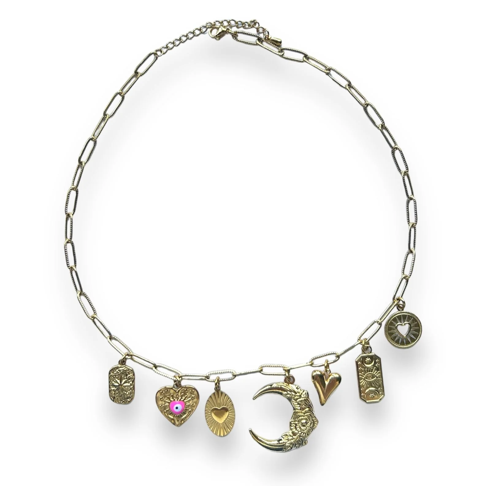 Moon love ketting Stainless steel - Image 5