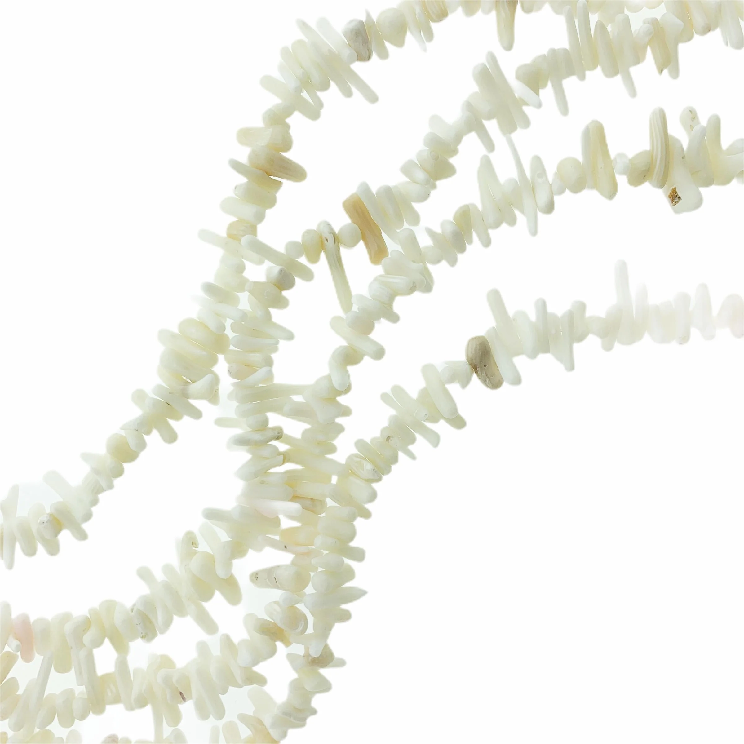 Natuursteen chips Koraal wit 5-8mm - ± 13cm