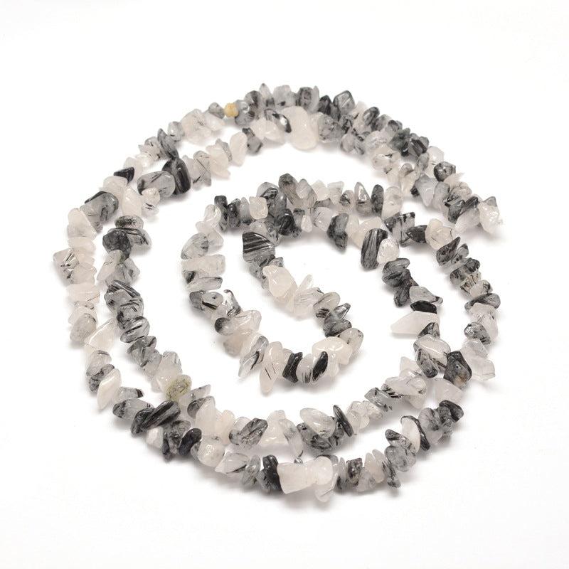 Natuursteen chips Natural Rutilated Quartz 5x8mm -± 20 cm - Image 2