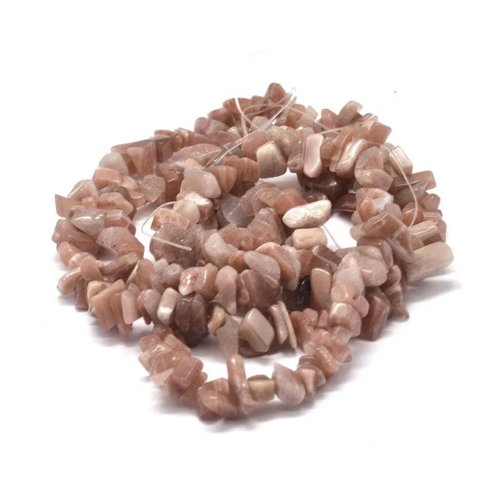 Natuursteen chips Natural Sunstone 5x8mm - ± 20 cm - Image 2