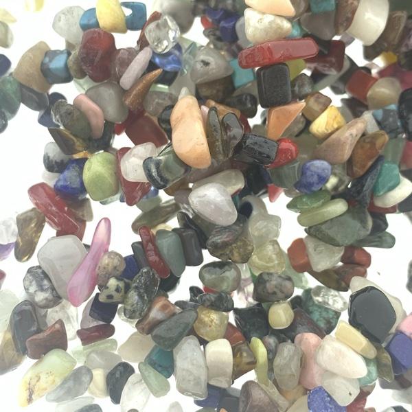 Natuursteen chips Mix 5x8mm - 20 gram