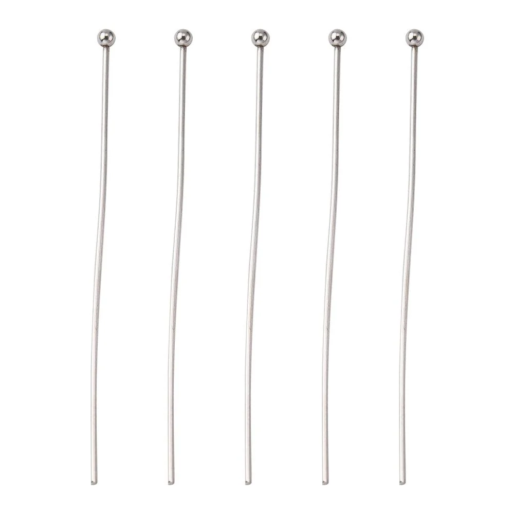 Nietstiften zilver RVS 40x0.7mm- per 32 stuks