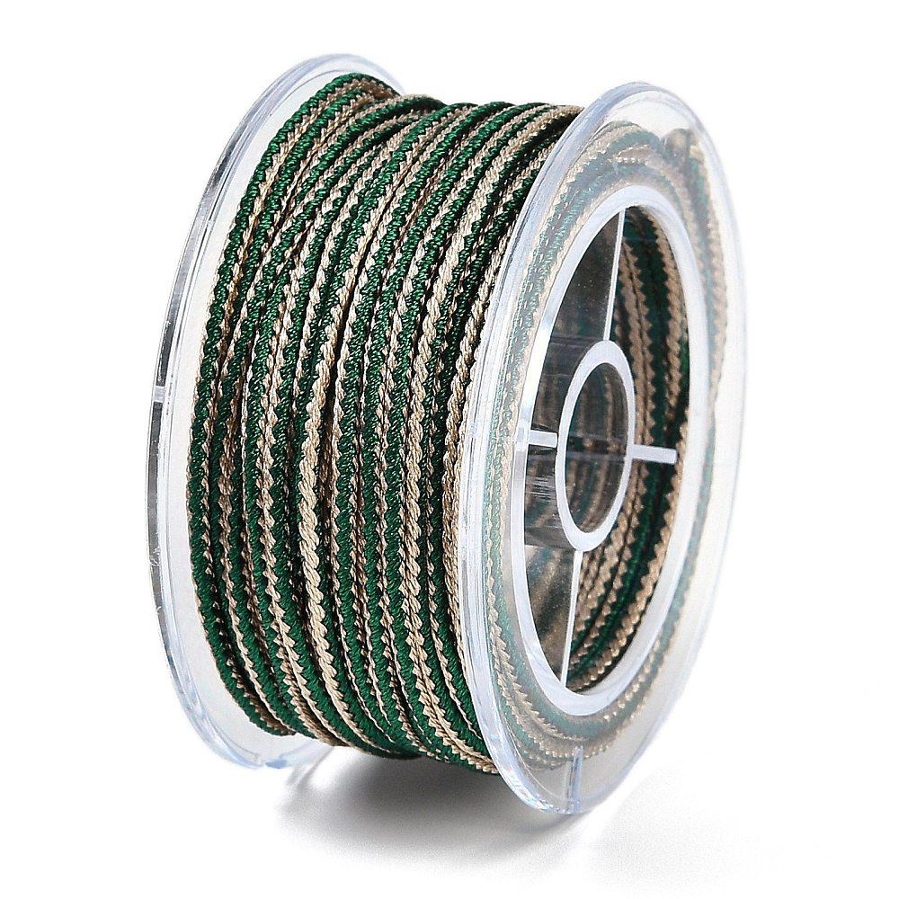 Nylon koord braided dark green 1,5mm- per meter - Image 2