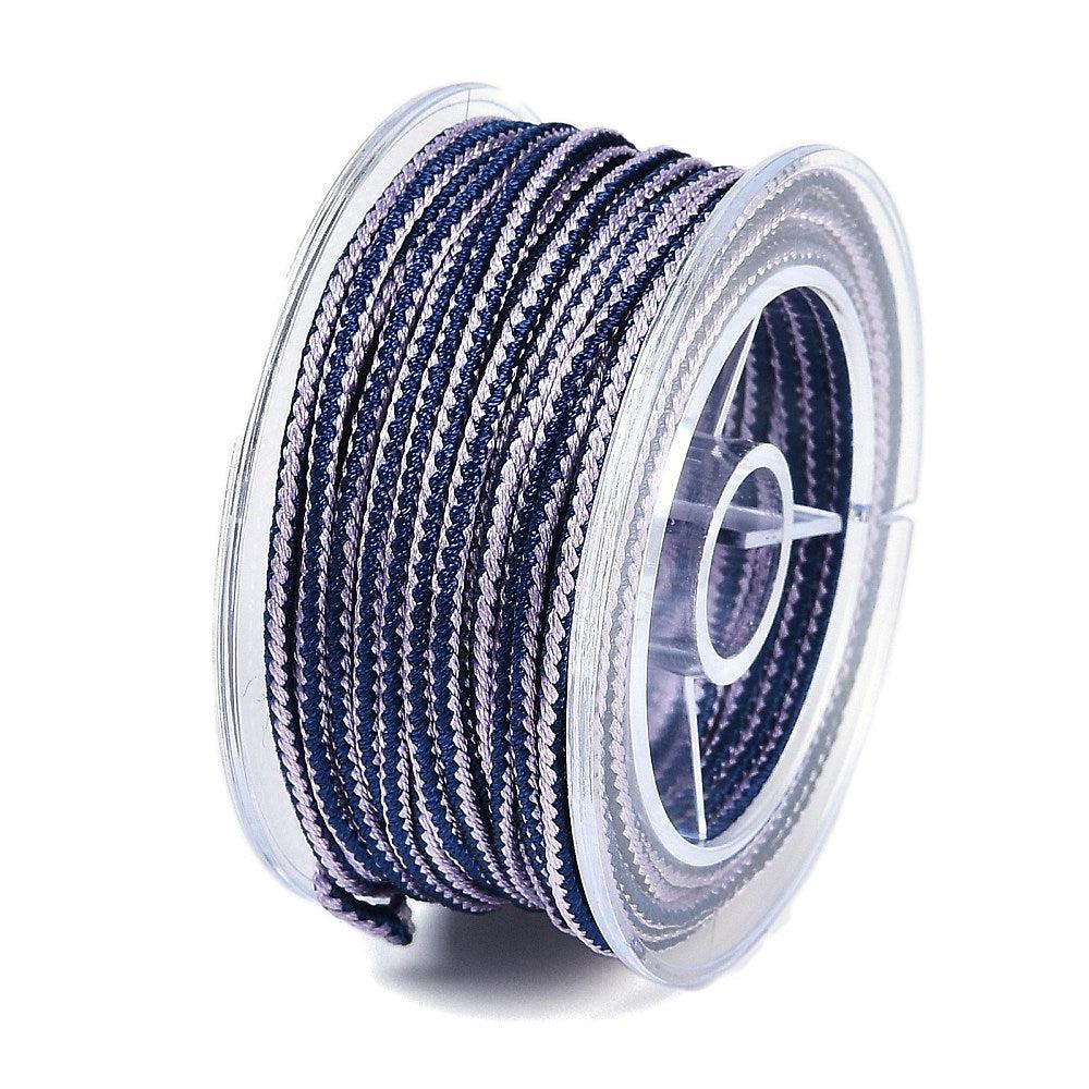 Nylon koord braided lilac 1,5mm- per meter - Image 2