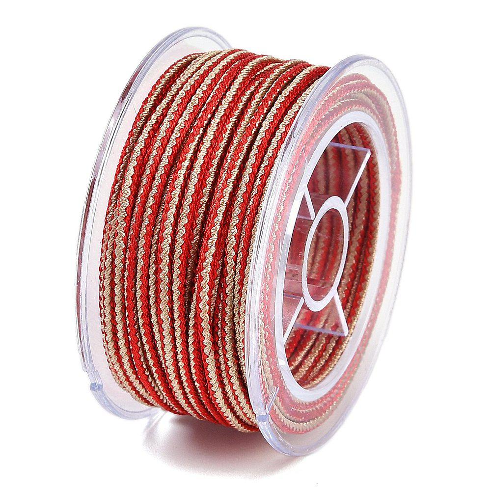 Nylon koord braided red 1,5mm- per meter - Image 2