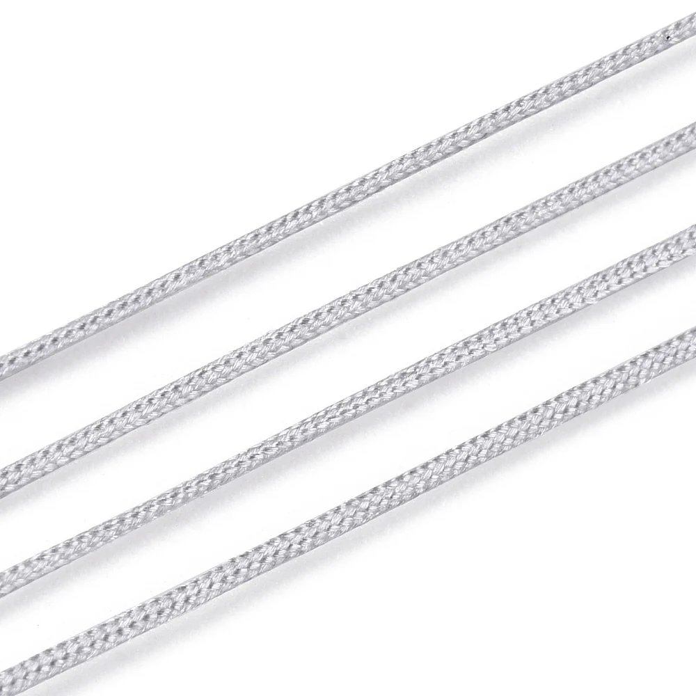 Nylon koord zilver 0.8mm - per 5 meter - Image 2