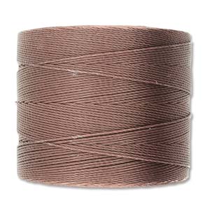 Nylon S-Lon draad Tex70 brown 0,12mm - 240 meter