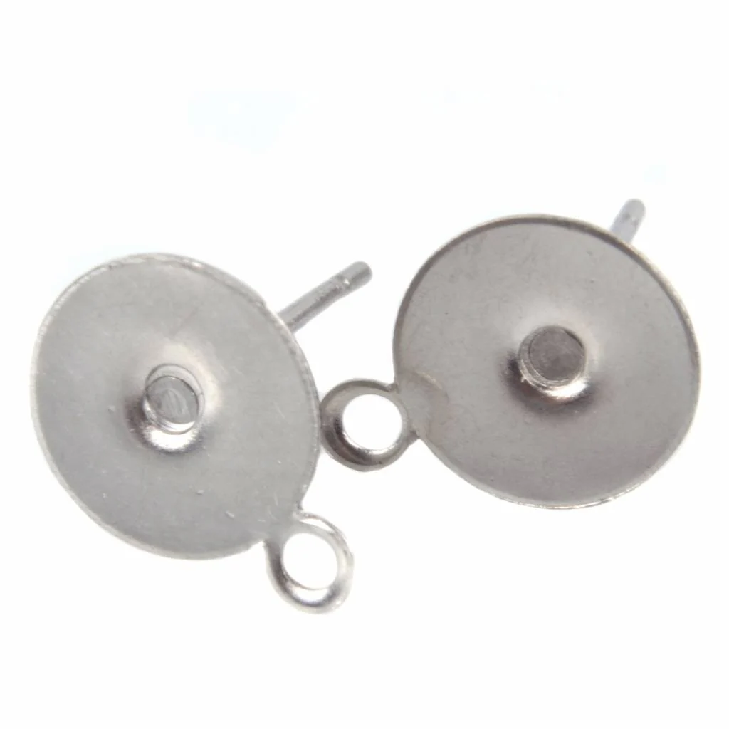 Oorsteker RVS Ø6mm met oogje - 1 paar