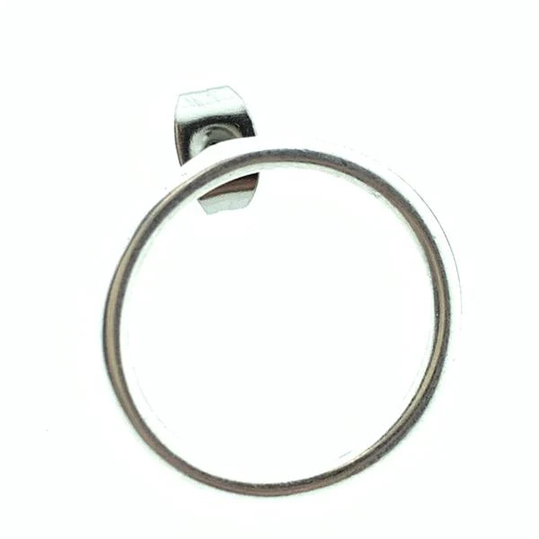 Oorstekers rond Zilver DQ 19mm - 1 paar - Image 2
