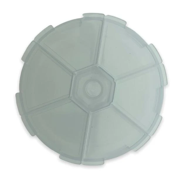 Opbergdoosje rond 6 vaks